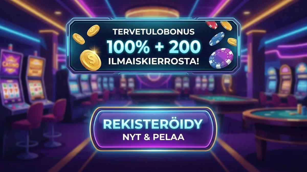 Rekisteröidy bonuksella